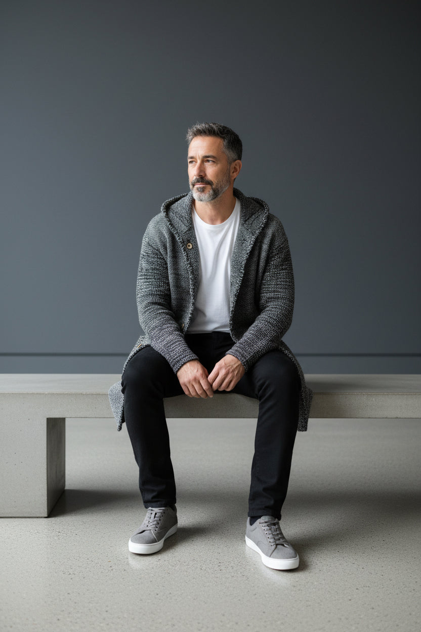 Urban Knit Hooded Cardigan