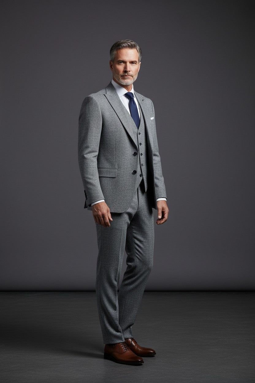Daniel Rosso Three-Piece Suit | Premium Italian-Inspired Tailoring