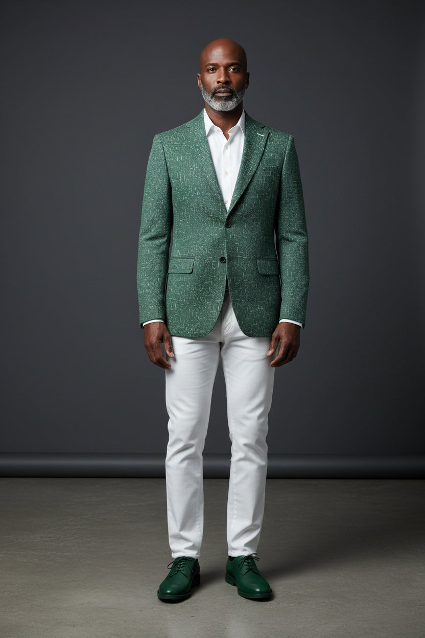 Vercini Premium Textured Elegance Blazer