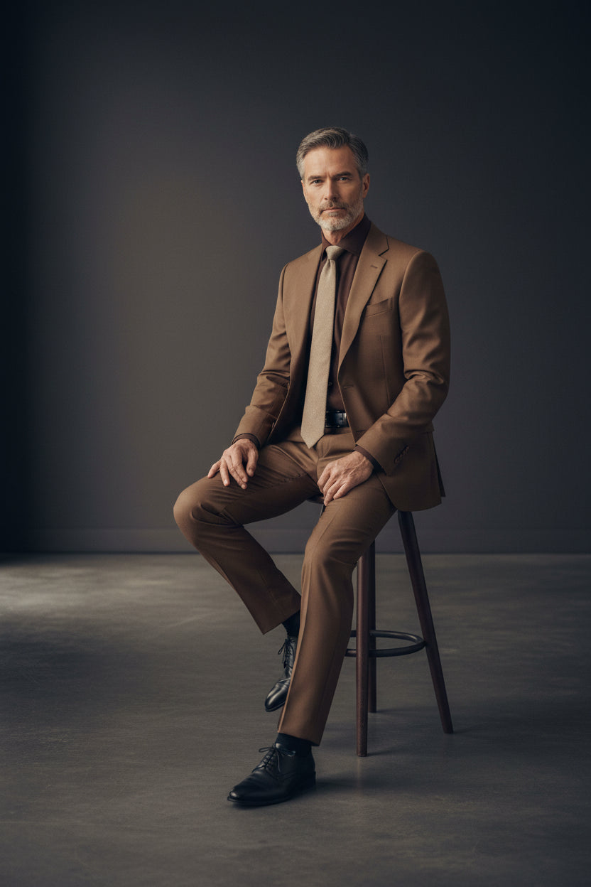 Crystal-Embellished Tailored Suit – M762