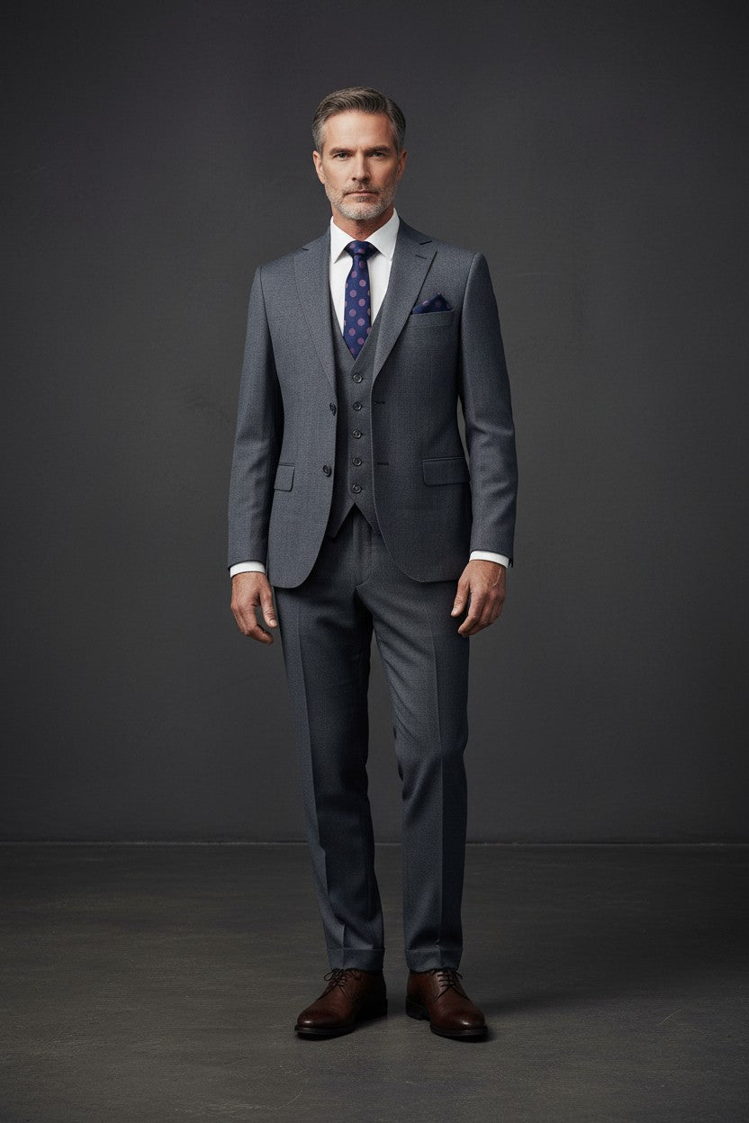 Three-Piece Dot Suit – Premium Tailored Menswear | Vercini