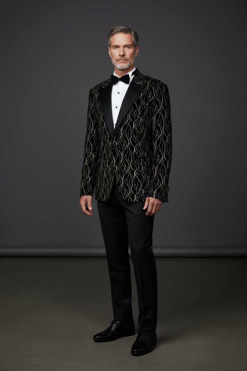 Gold Vercini Blazer | Premium Men's Blazer | Vercini