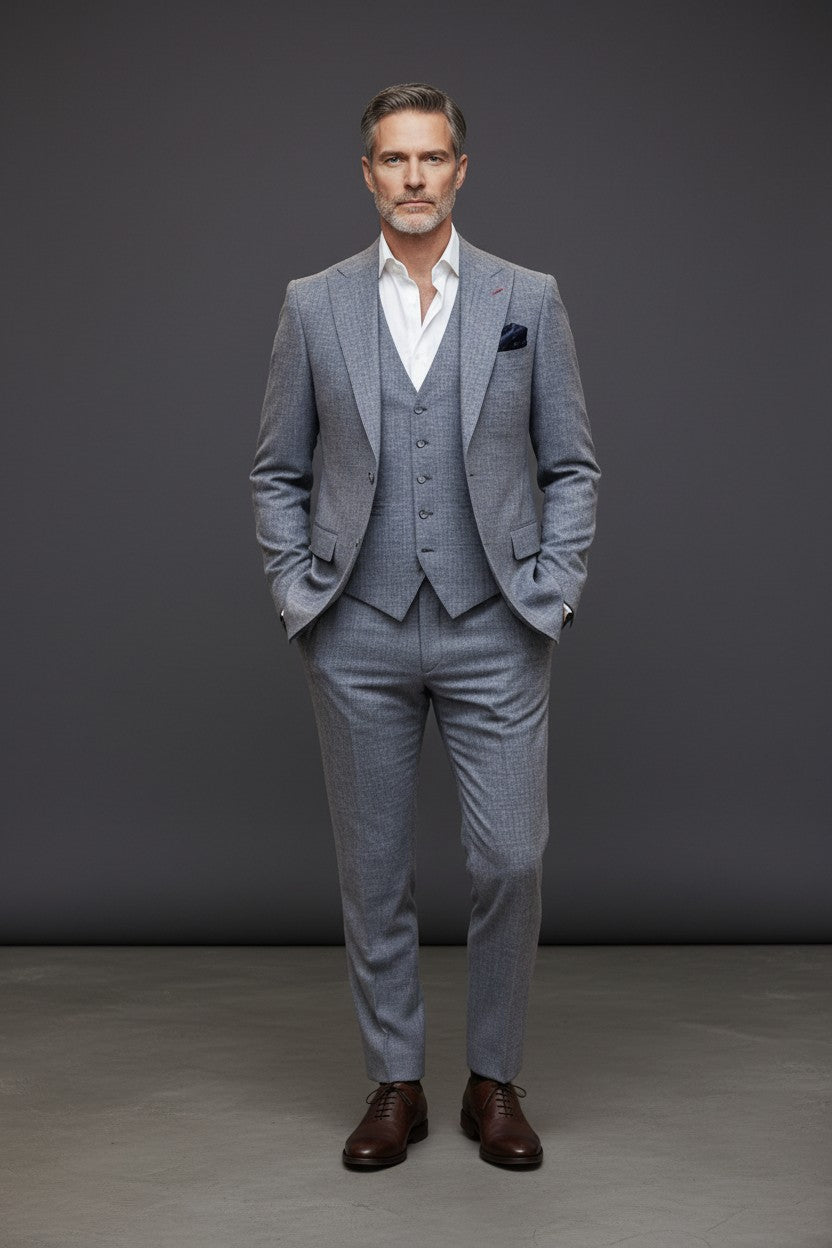 Tailored for Success: A Modern 3-Piece Suit