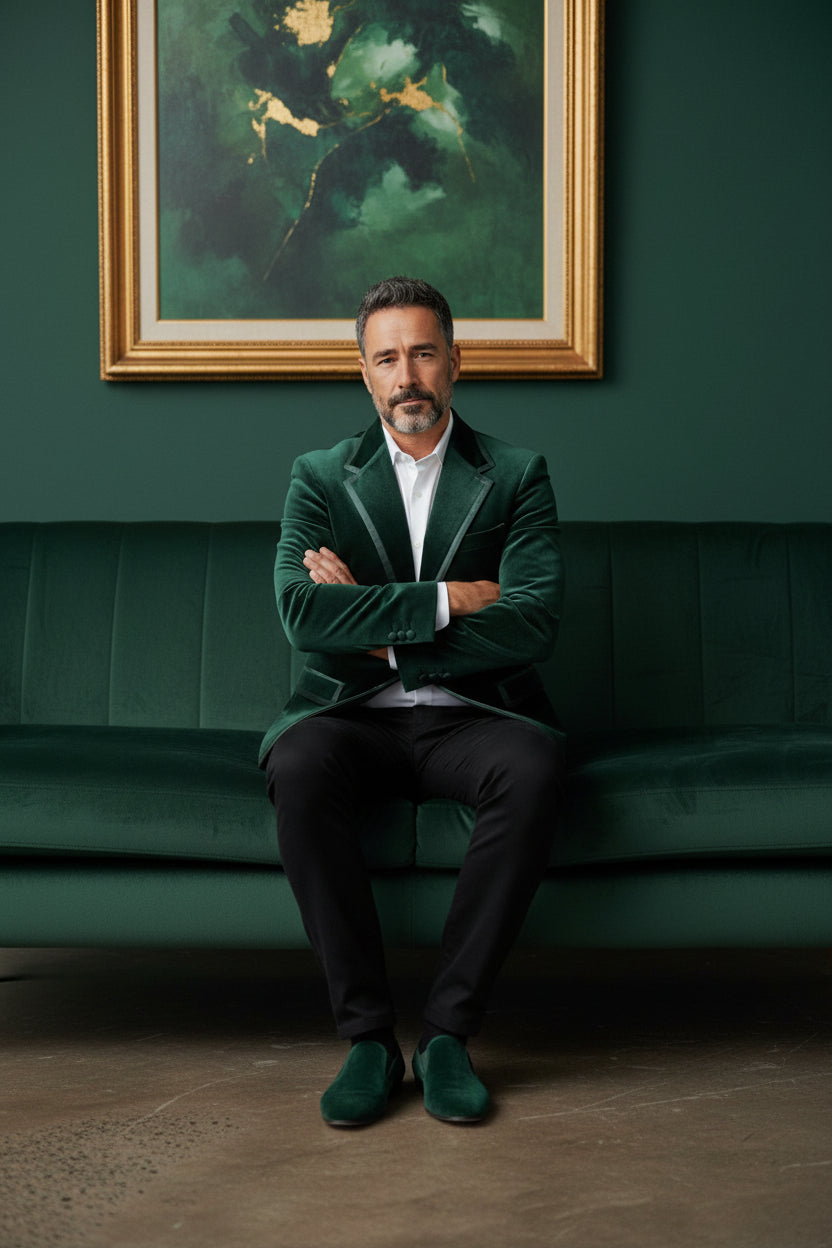 Velvet Blazer Collection: Vercini Men's Luxury Evening & Tuxedo Jackets