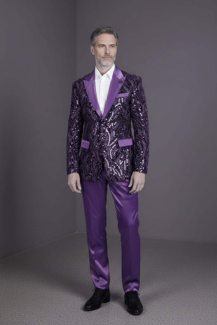 Collins Sequin Blazer - Luxury Embellished Formal Jacket