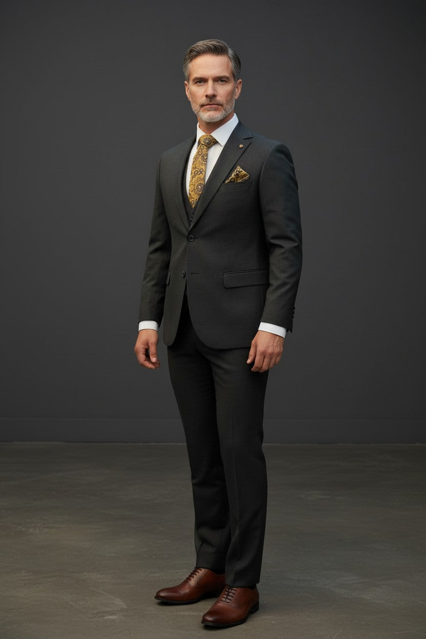 Three-Piece Dot Suit – Premium Tailored Menswear | Vercini