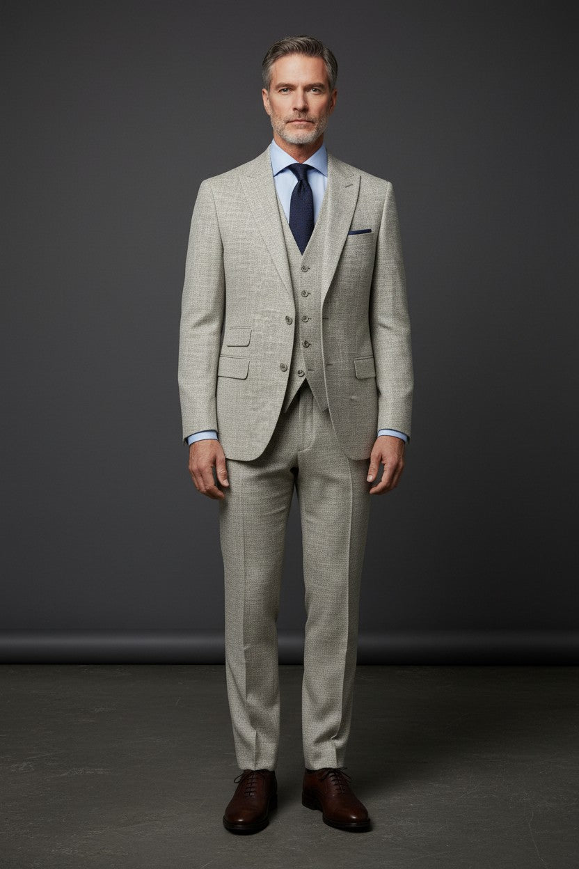 Daniel Rosso Three-Piece Suit | Premium Italian-Inspired Tailoring