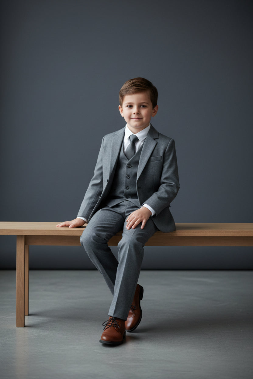 Boys Premium Three-Piece Suit