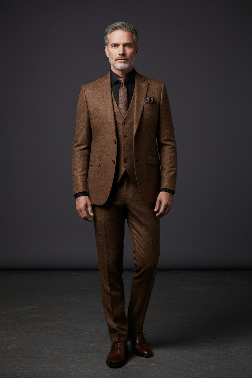 Royal Twilight Three-Piece Suit