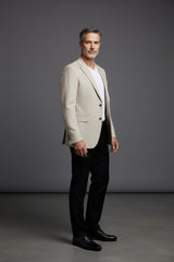 Luxe Cream Tailored Blazer