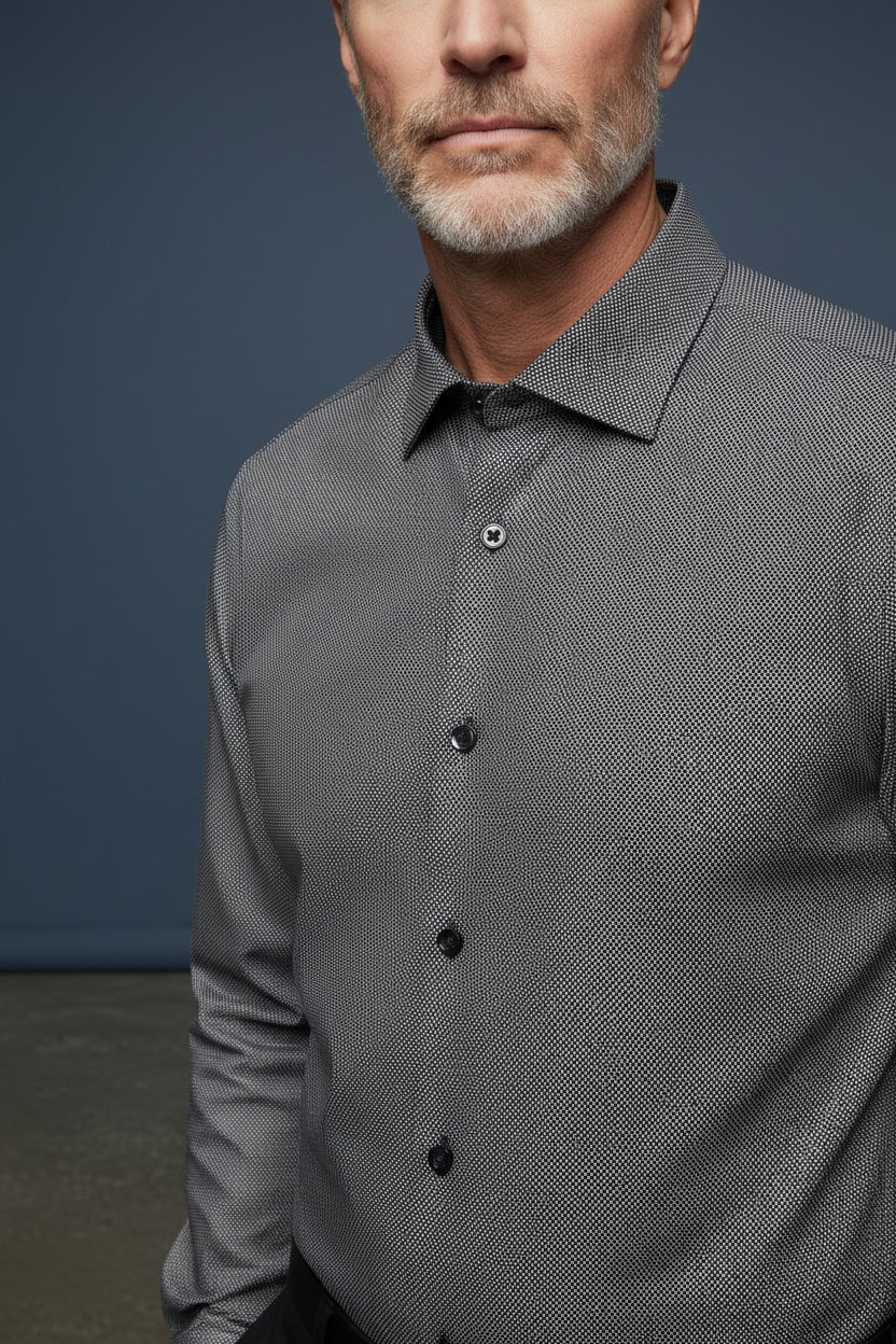 Stretch Comfort Dress Shirt – Performance Fabric Blend