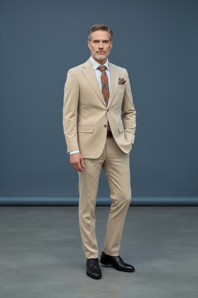 Modern Stretch Two-Piece Suit