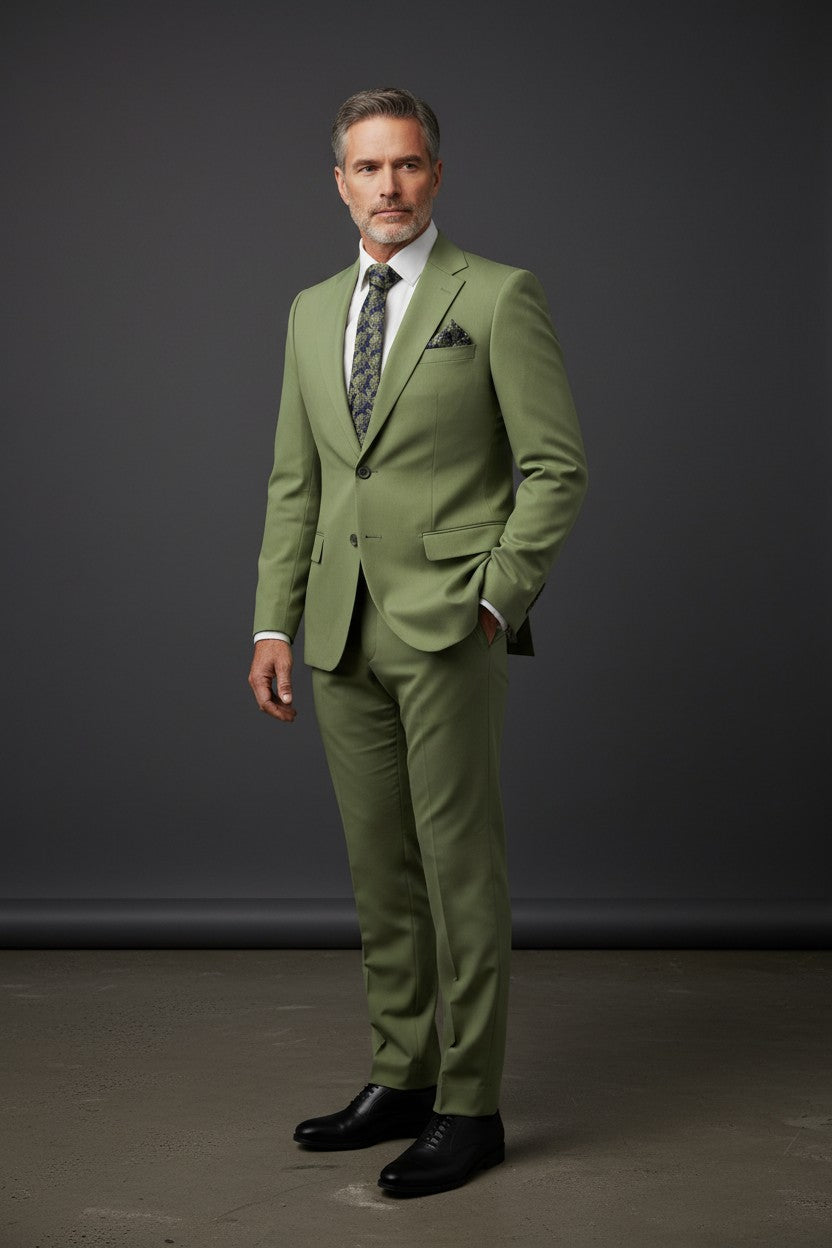 Modern Stretch Two-Piece Suit
