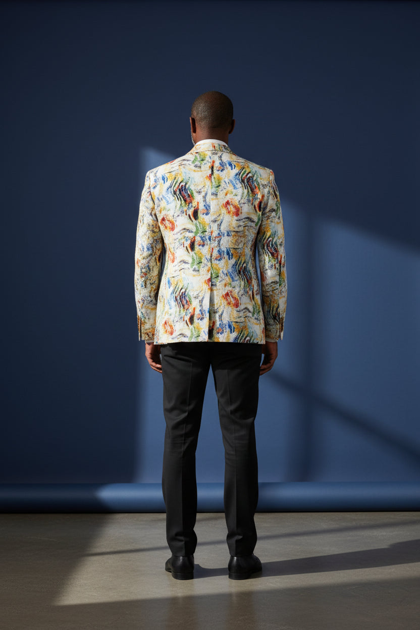 Vercini® Art-Driven Statement Blazers in Floral, Abstract & Animal Prints