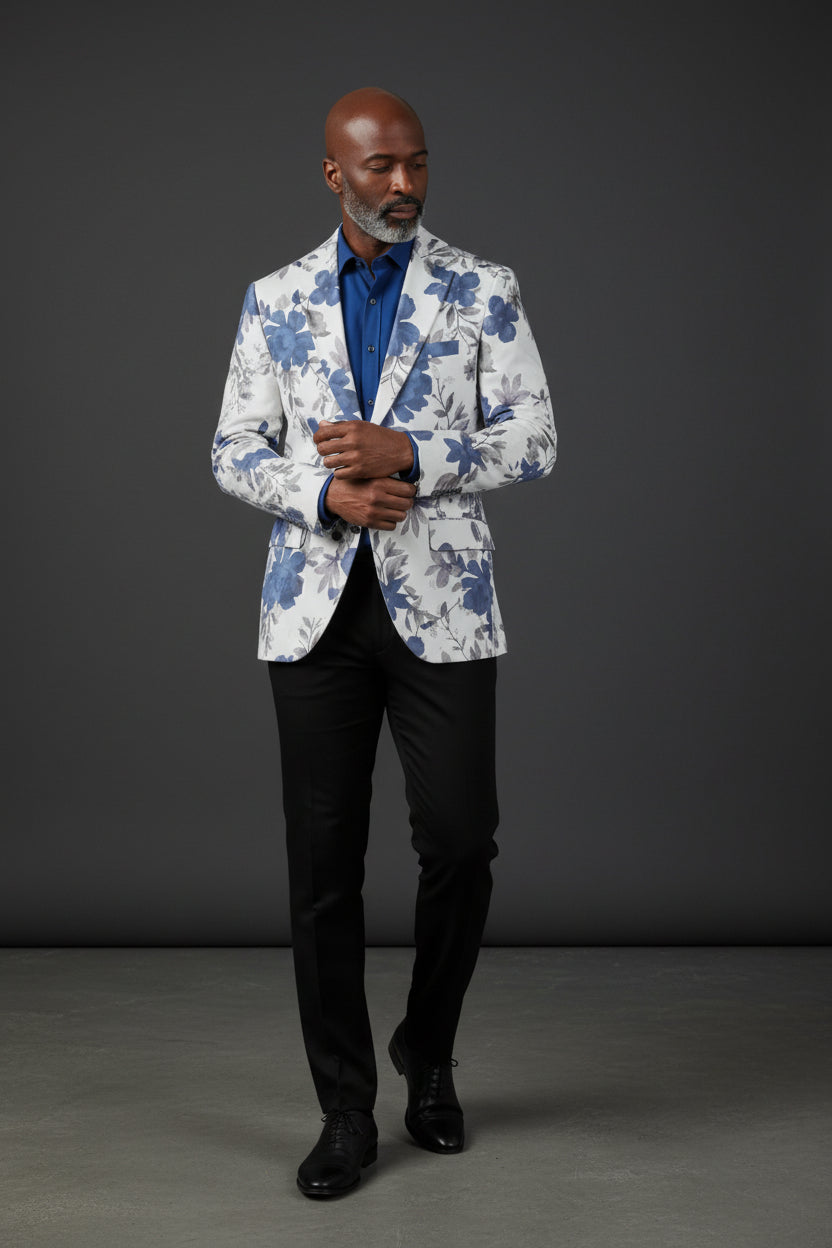 Vercini® Art-Driven Statement Blazers in Floral, Abstract & Animal Prints