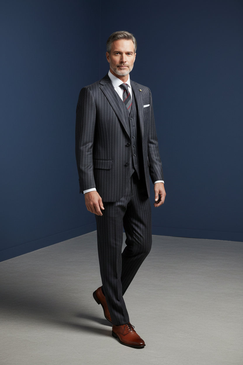 Three-Piece Wool Suit