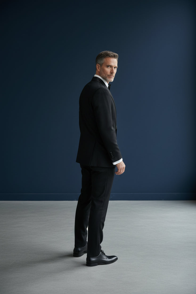 Timeless BLACK 3 PC Classic Tuxedo – Fine Elegance & Sophisticationh