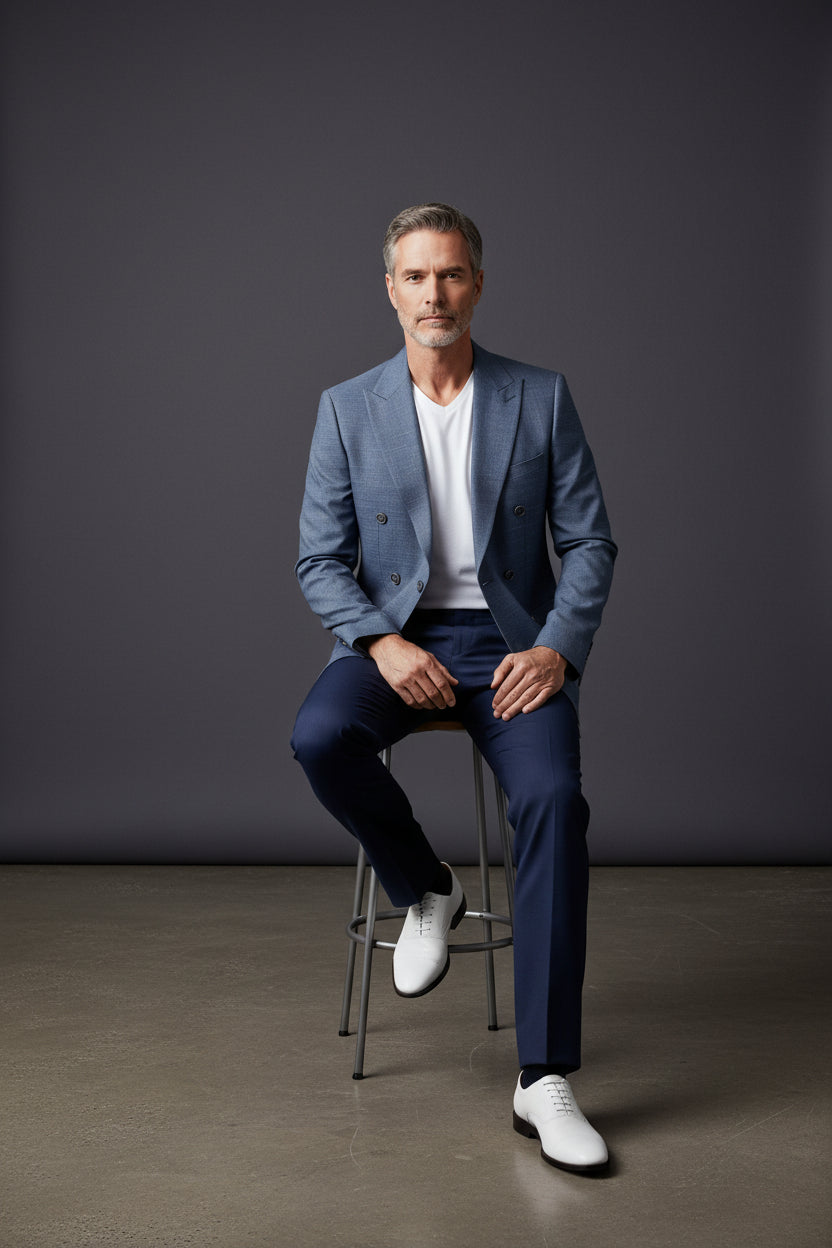 Timeless Double-Breasted Jacket – Classic Elegance & Sophistication"