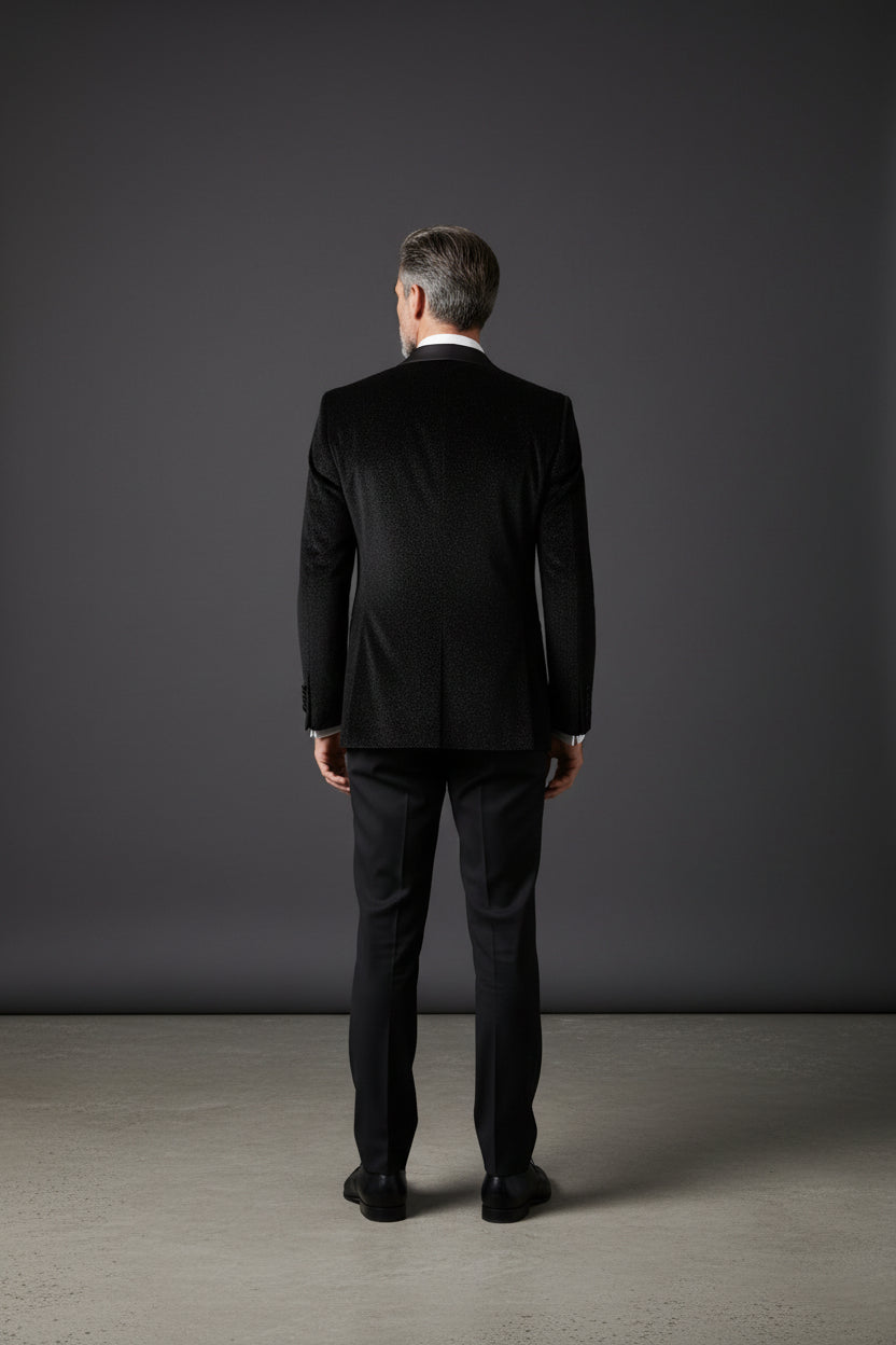 Velvet Shimmer Tuxedo - Premium Formal Suit