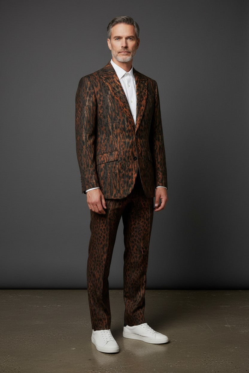 LEOPARD PRINT SUIT