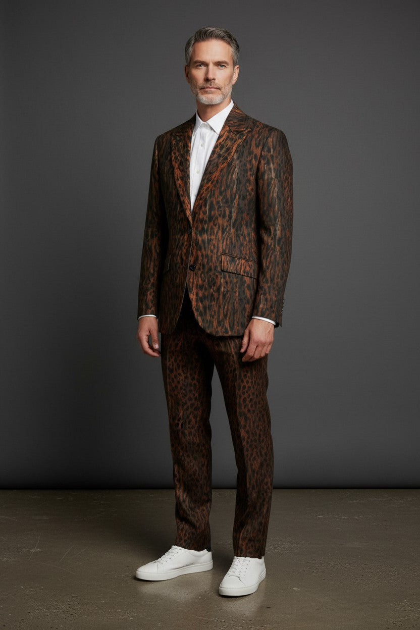 LEOPARD PRINT SUIT