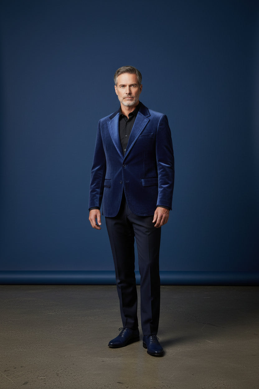 Velvet Blazer Collection: Vercini Men's Luxury Evening & Tuxedo Jackets