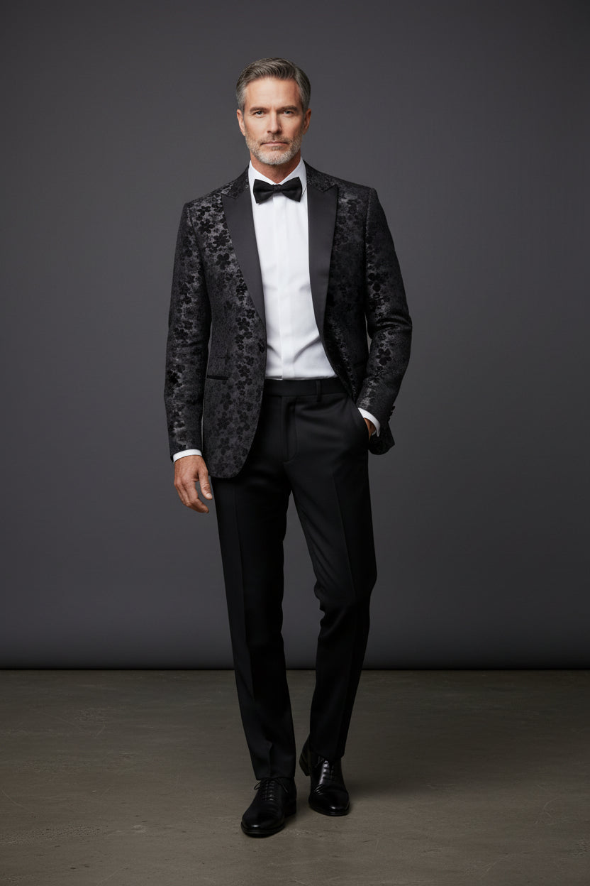 Vercini Floral Elegance Tuxedo