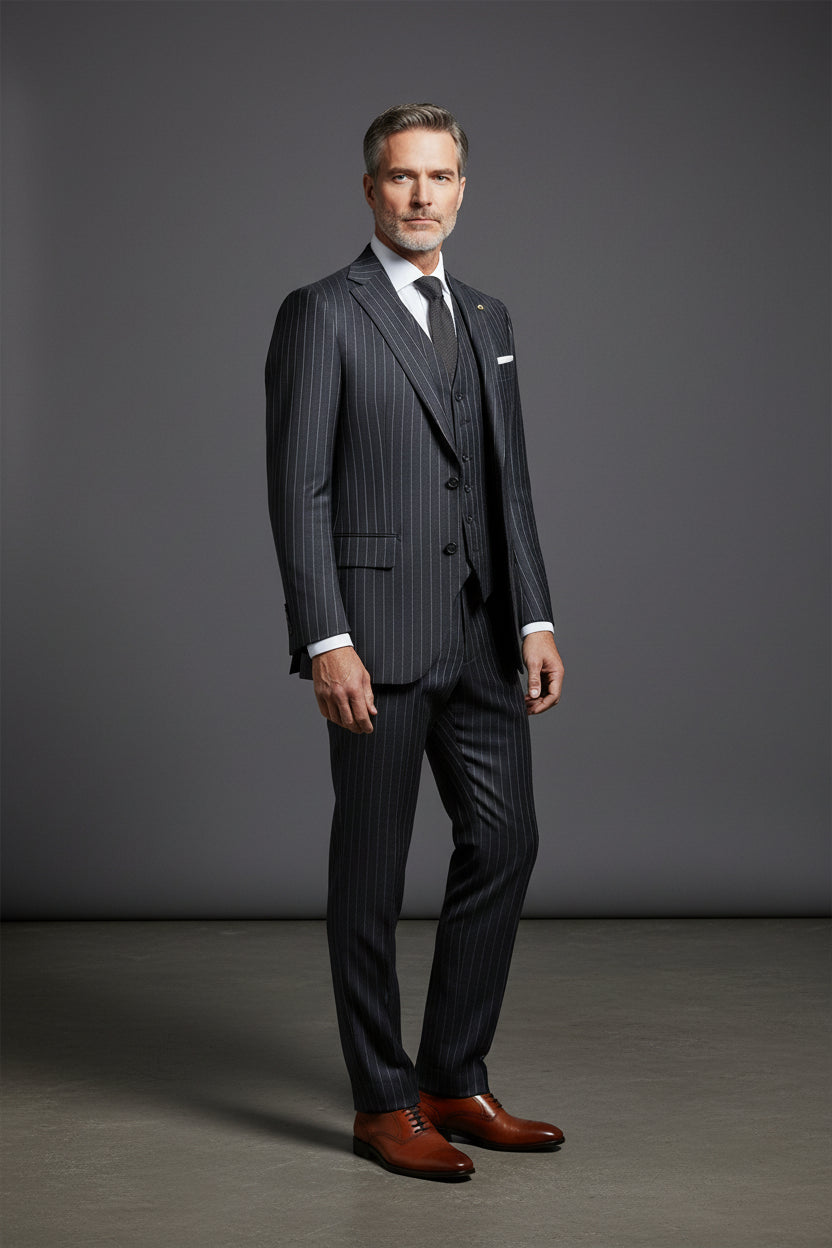 Three-Piece Wool Suit