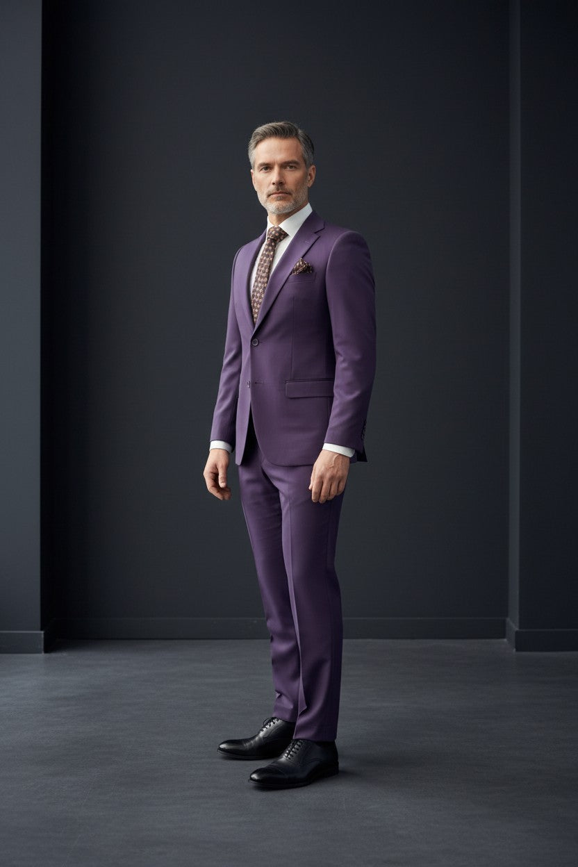 Modern Stretch Two-Piece Suit