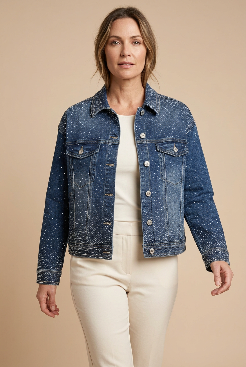Walking jacket pose