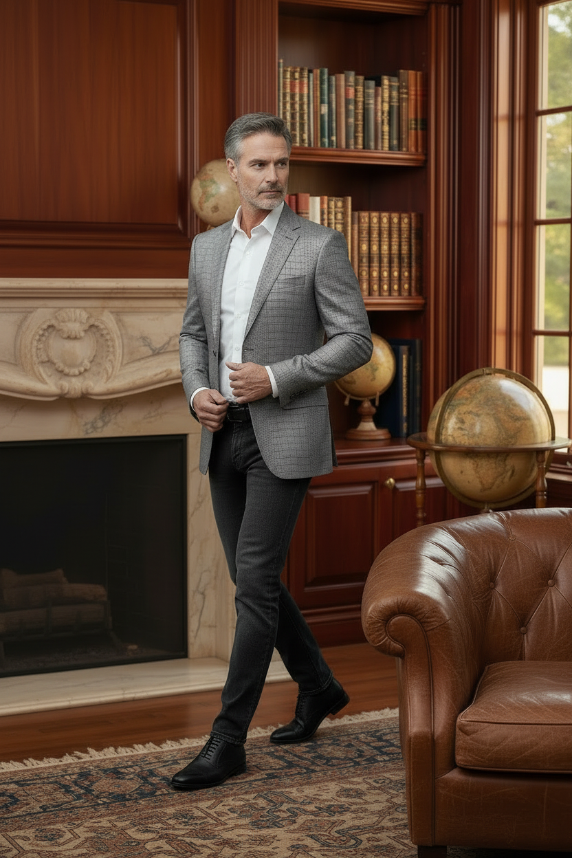 Walking through library