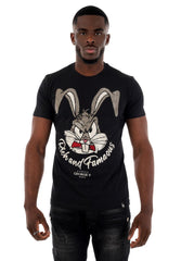 ANGRY BUNNY BLACK T-Shirts T-SHIRTS George V Collection Vercini