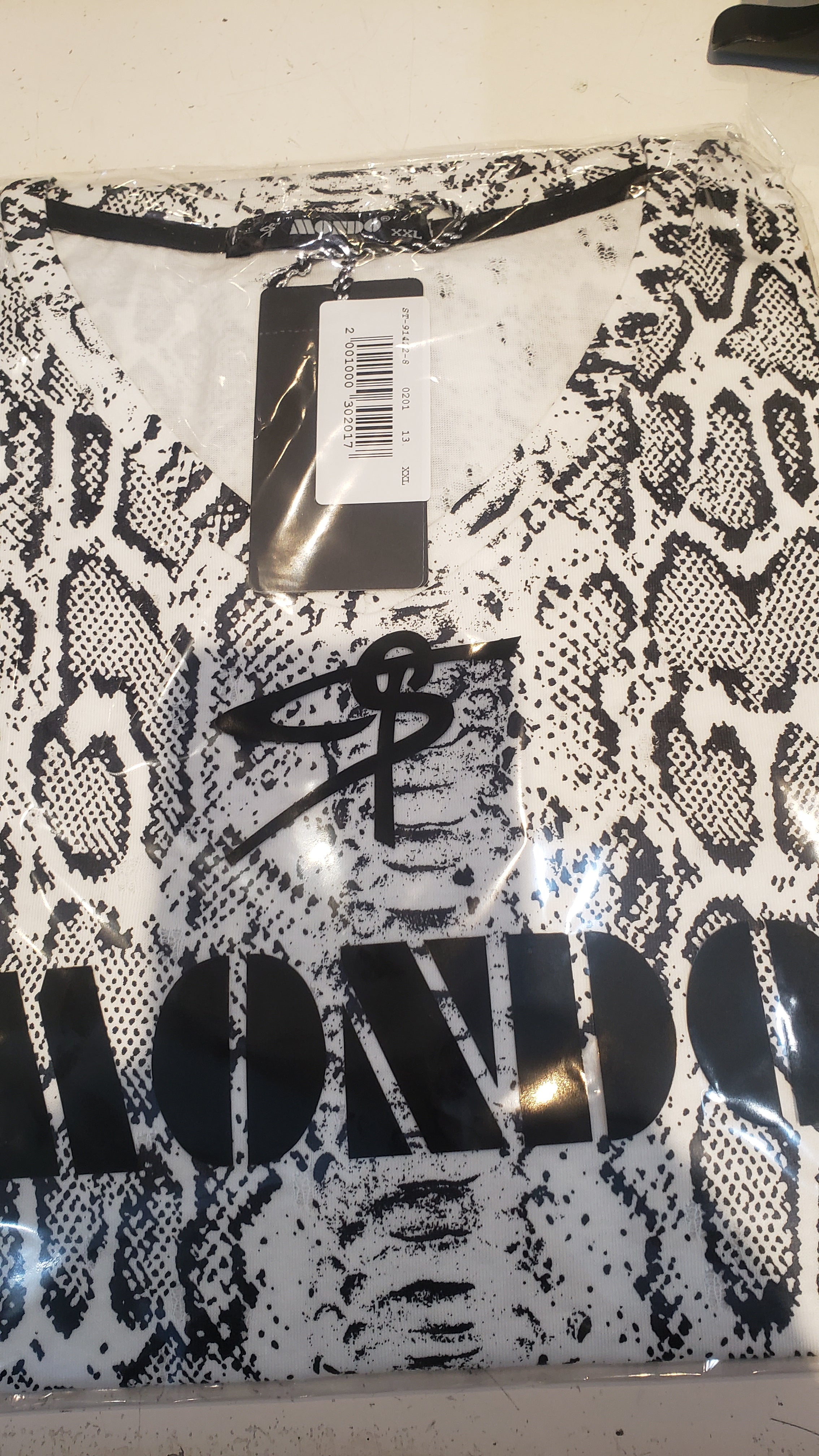 snake skin T-shirt