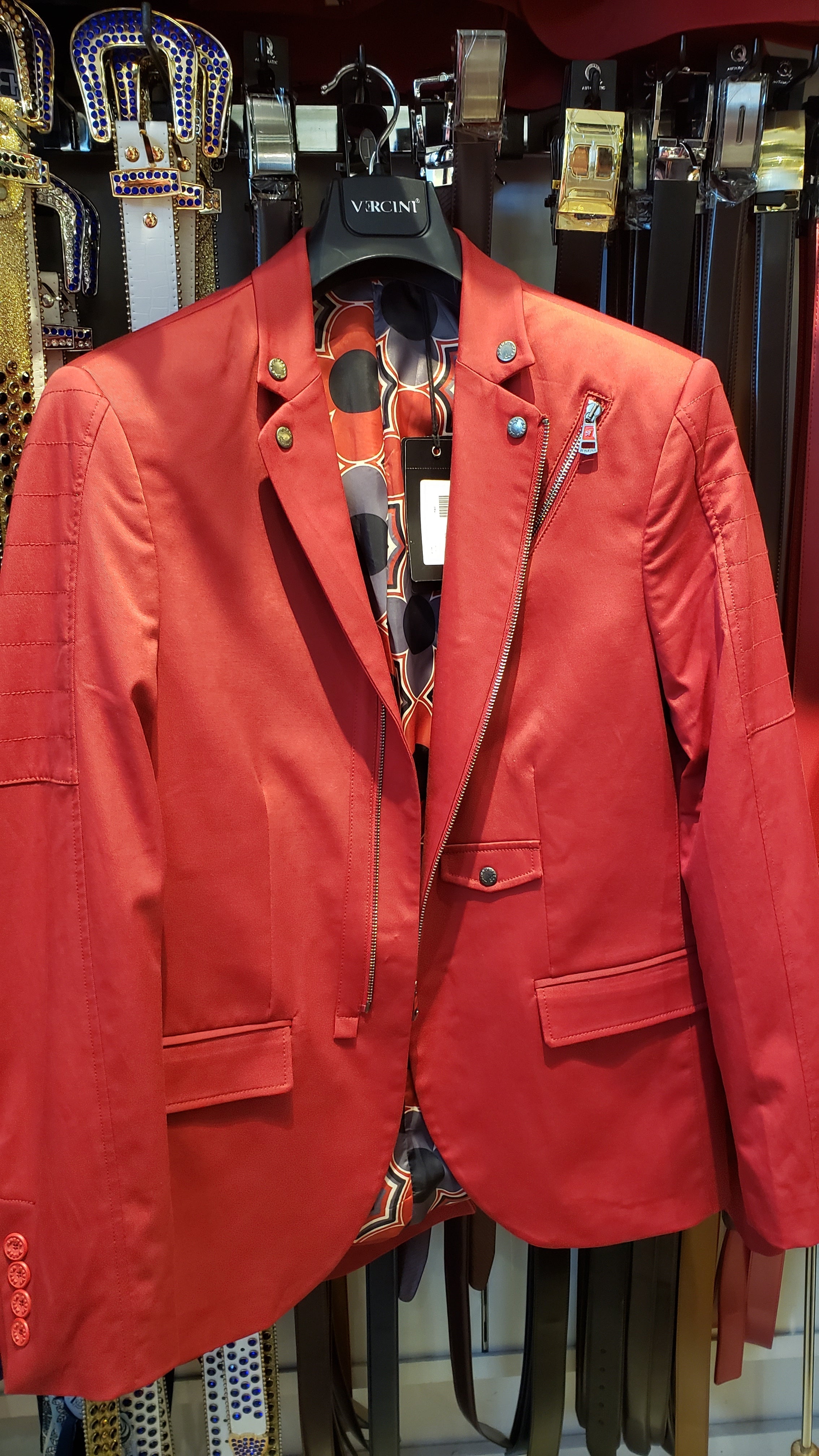 Warehouse red outlet coat